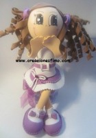 Fofucha caja sentada